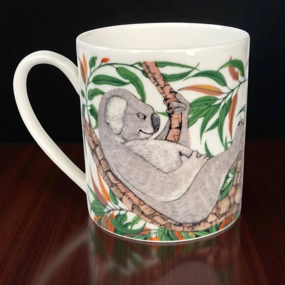 Australian Fine China Wildlife Koala Mug "Stuffed Again" Priscilla Parker Wright - Picture 2 of 6